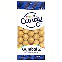 Color It Candy Shimmer Gold 1 inch Gumballs 8 Ounce Peg Bag - Perfect For Table Centerpieces, Weddings, Birthdays, Candy Buffets, & Party Favors.
