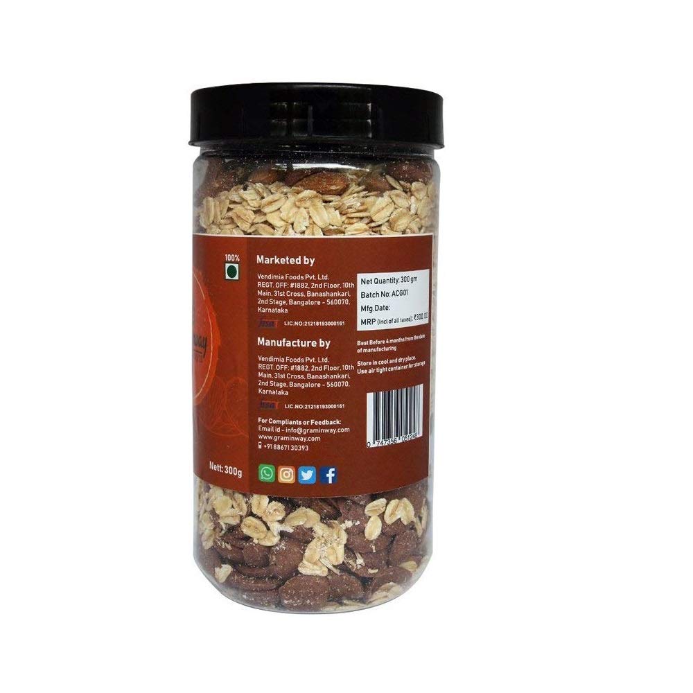 Graminway Almond Chocolate Granola Cereal 300 g