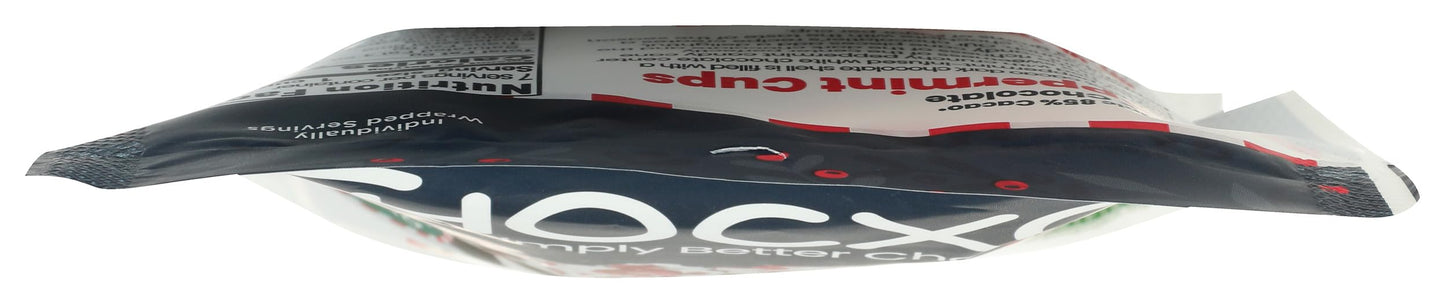 Chocxo, Organic Dark Chocolate Peppermint Cup, 3.45 Ounce
