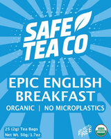 Epic English Breakfast, Organic and No Microplastics Tea Bags, 25 Count