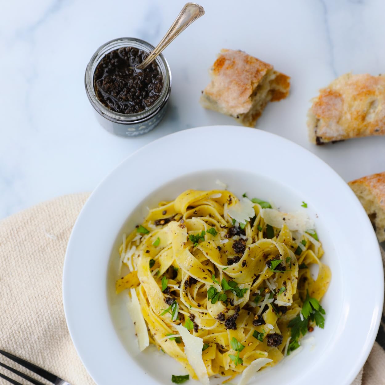 The Truffleist Truffle Sauce - Gourmet Black Truffle Tapenade with Mushrooms & Olives - 3.2 oz
