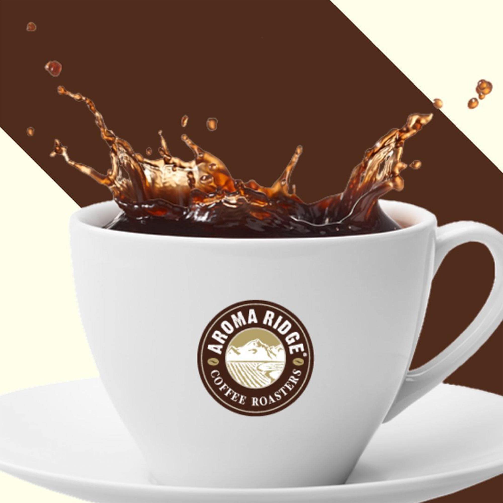 Aroma Ridge Beat The Heat Cold Brew Coffee - Premium Cold Brew Blend | 100% Arabica Bold Low-Acid Coffee Beans | Ground for Cold Brew - 16 oz