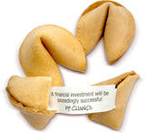 52USA Fortune Cookies 50 Count Individually Wrapped Bulk, Vanilla Flavor Crisp Funny Misfortune Cookies 8oz, Premium USA Made, Kids/Party/Valentine