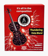 Thundering Viola Box of Brew - 10 Pack Single Serve Pour Over Coffee, Certified Fairtrade, Organic Dark Roast