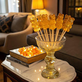 Honey Bear Pops Lollipop Suckers: Individually Wrapped Baby Bear Candy on a Stick by Espeez - Honey Bears (24 Count)