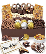From You Flowers - Thank You - Belgian Chocolate Covered Snack Tray for Birthday, Anniversary, Get Well or Celebration