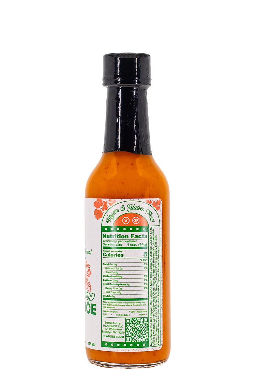 Bloody Mary Hot Sauce by Secret Handshake | Hot Ones Season 26 | Made with Natural Ingredients | 5 Fl Oz. (1 Pack)