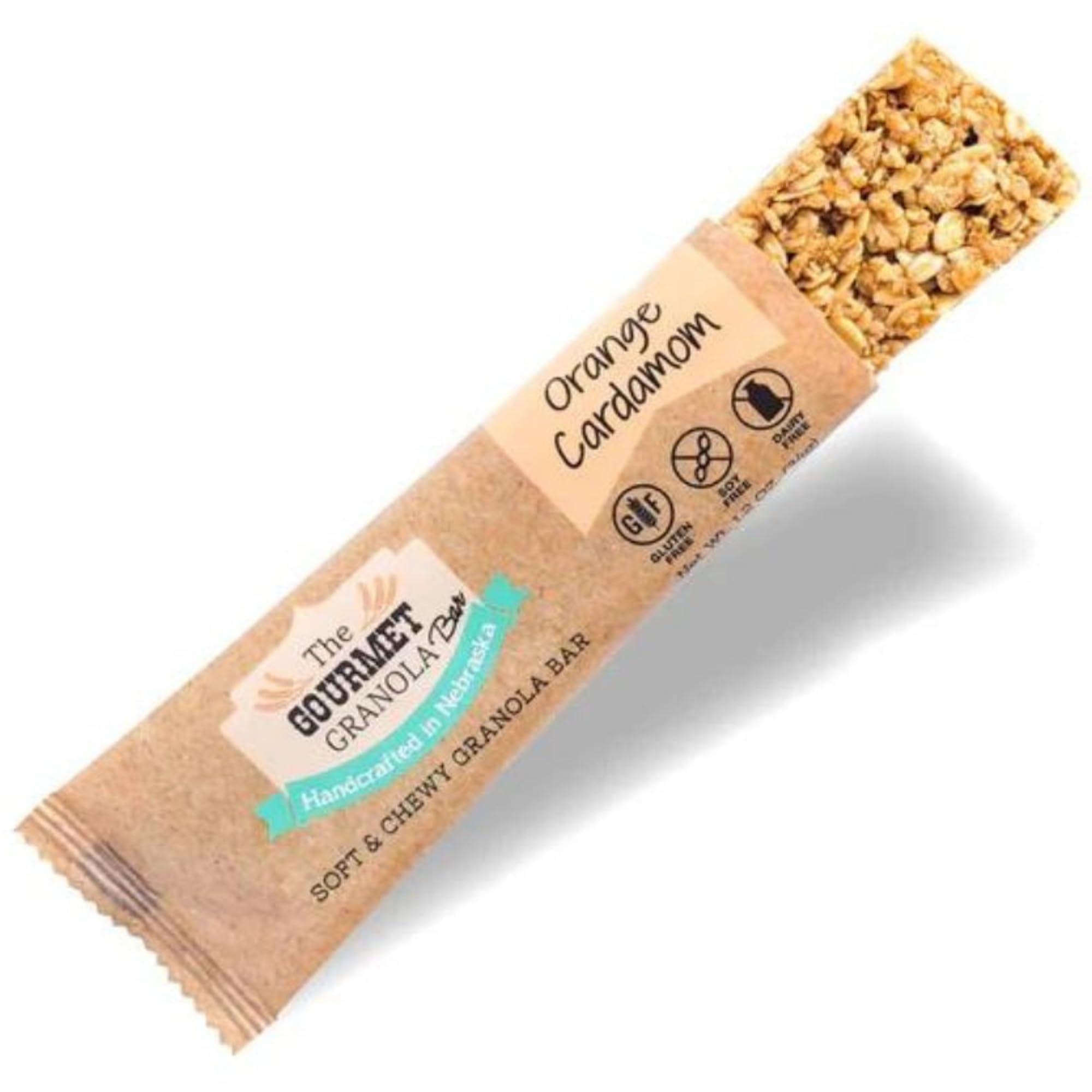 The Gourmet Granola | Orange Vanilla Granola Bars | Tastes Like an Orange Creamsicle | Tangy Flavor | Soft & Chewy | Gluten Free | Dairy Free & Soy