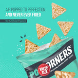Pop-Cornners Snacks Gluten Free Chips, 5 Flavor Variety Pack 28 Count 1 oz Bags Packaged By Doomi, Individual Snack Bags in Sea Salt, White Cheddar