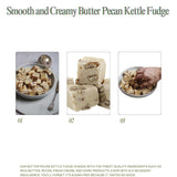 8oz. Nuts to You Smooth and Creamy Butter Pecan Kettle Fudge | Fresh Gourmet Candy | Decadent and Delicious Handcrafted Fudge