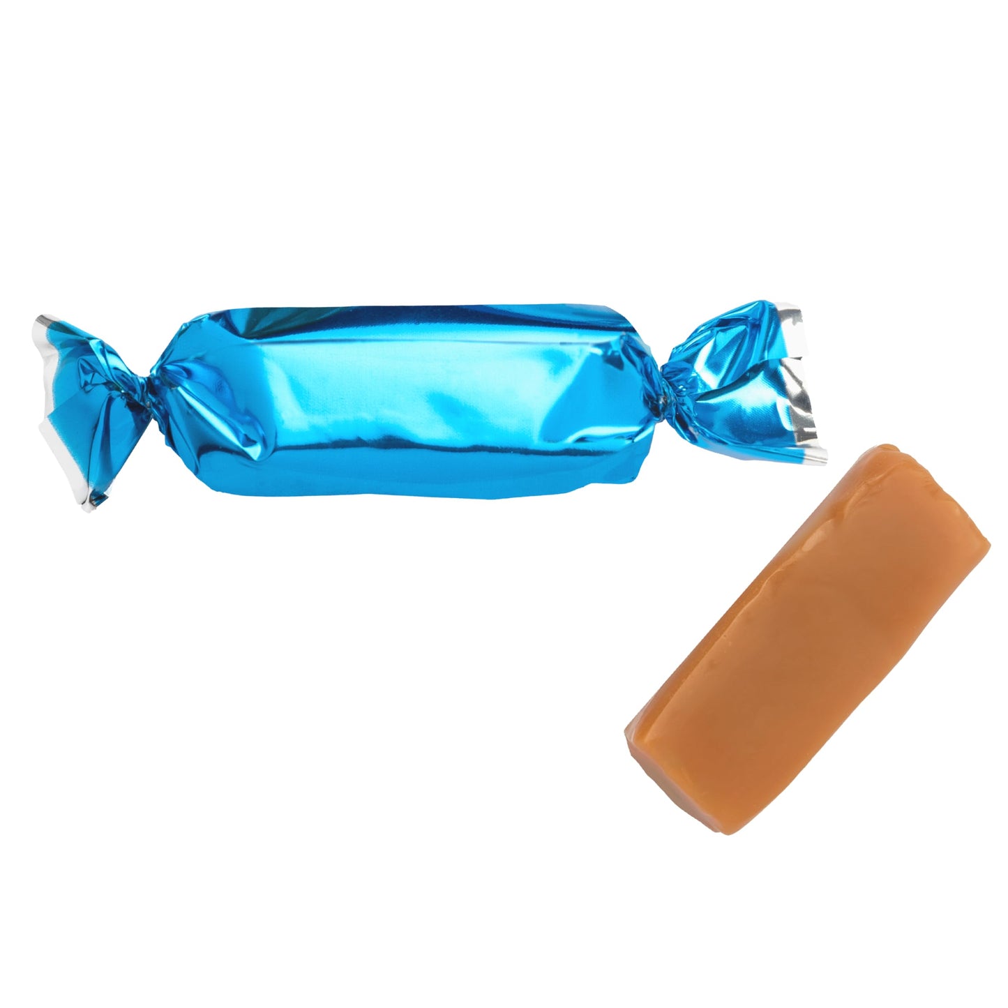 Candy Envy - Individually Wrapped Caramels - Blue Wrapper - 2 Pound Bulk Blue Candy - 150 Pieces Per Bag