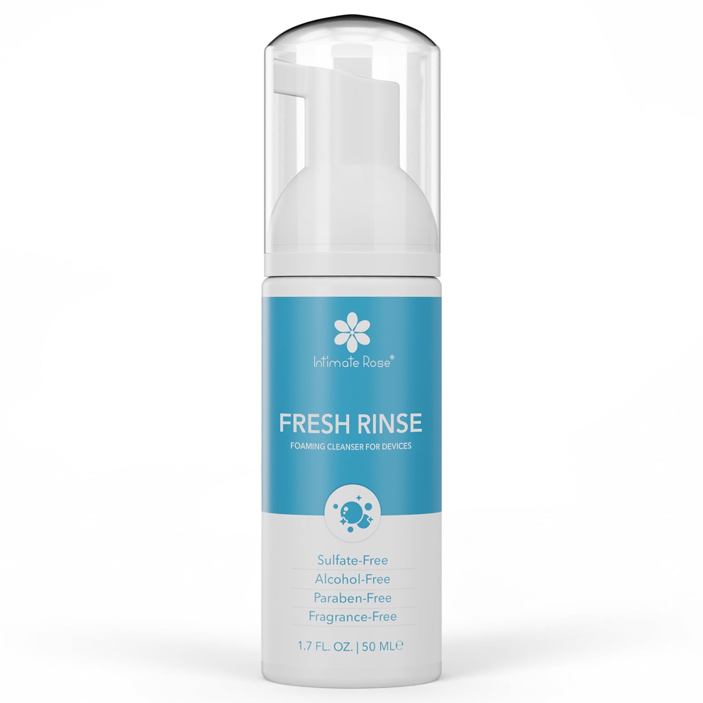 Travel Size Foaming Toy Cleaners - Silicone-Safe Toy Cleaner - On-the-Go Cleaning Solution, Gentle, 100% Fragrance-Free, 1.7 fl oz (50ml)