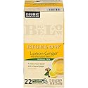 Bigelow Lemon Ginger Herbal Tea Keurig K-Cups, 22 Count Box (Pack of 1), No Caffeine 22 K-Cup Pods Total