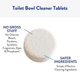 THE CLEAN PEOPLE Toilet Bowl Cleaner | Eco Friendly Toilet Bowl Cleaner Tablets for Removing Hard Water Stains, Rust, and Limescale Buildup (12 Count)