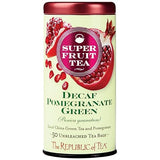 The Republic of Tea, Pomegranate Green Tea Decaf, 50 Count