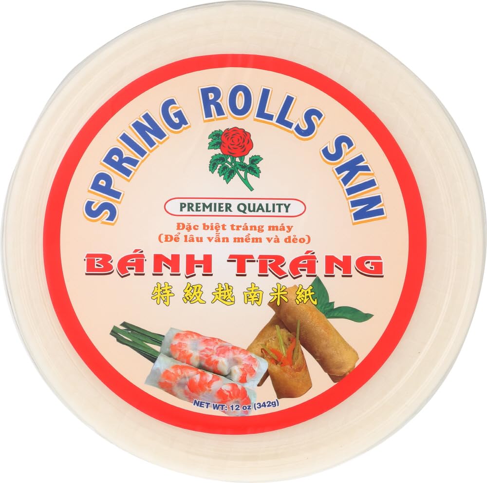 2 pack - Banh Trang Spring Roll Skin Wrappers - 12 oz. each