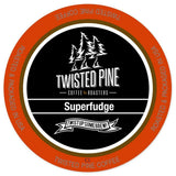 Twisted Pine Coffee SuperFudge, Flavored Coffee, Single-Serve Cups for Keurig K-Cup Brewers, 24 Count