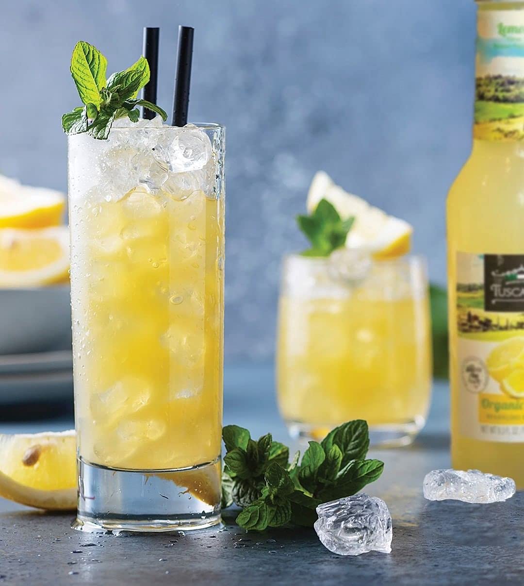Tuscanini Organic Cold Pressed Sparkling Lemon Soda (6 Pack) Contains 16% Real Juice! No Food Coloring or Artificial Flavors, Product of Italy