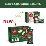 Step One Foods Apple Cinnamon Bars, Heart Healthy Snack Plant Sterols, Omega 3's and Dietary Fiber Gluten Free, Non-GMO, Vegan, Fruit and Nut Granola