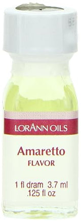 LorAnn Amaretto SS Flavor, 1 dram bottle (.0125 fl oz - 3.7ml - 1 teaspoon) - 12 Pack