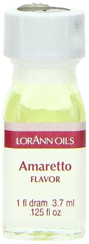 LorAnn Amaretto SS Flavor, 1 dram bottle (.0125 fl oz - 3.7ml - 1 teaspoon) - 12 Pack