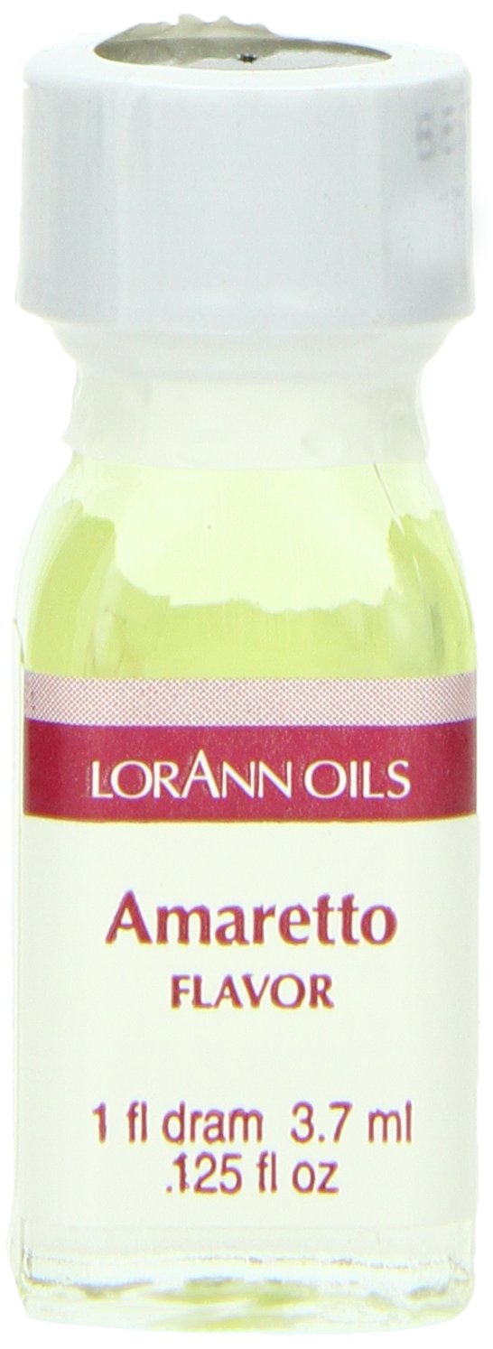LorAnn Amaretto SS Flavor, 1 dram bottle (.0125 fl oz - 3.7ml - 1 teaspoon) - 12 Pack