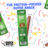 New Primal Family Variety Pack, All Natural Chicken and Turkey Meat Sticks, Healthy Snacks for Adults and Kids, High Protein Snack, Jerky Gift Box, 5
