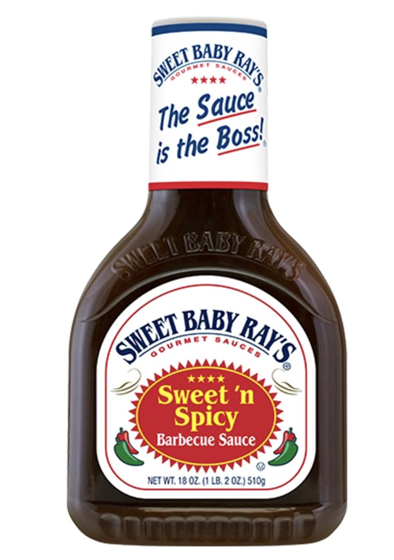 Sweet Baby Rays Sweet 'n Spicy 18 oz Barbecue Sauce w/Exit 28 Bargains Sticker