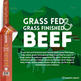 Mission Meats Beef Sticks - 100% Grass Fed & Pasture Raised, Sugar Free, Individually Wrapped Healthy Snacks, Whole 30 & Paleo Friendly, Jalapeno 1oz