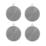 4 Pcs Silicone Dish Scrubber, Multipurpose Round Silicone Sponges Reusable Dish Brush for Kitchen Dishes Plate Fruits Vegetables Washing and Cleaning