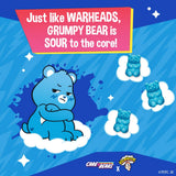 WARHEADS Care Bears - Sour Grumpy Bears - Blue Raspberry Flavor - 4.5 oz. Bags - 2 Pack
