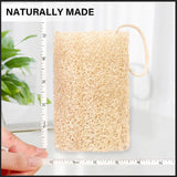 Natural Loofah Kitchen Sponge for Dishwashing 6 Inch 100% Plant Fibers Vegetable Fruit Scrubber Loofa,Natural Loofah Sponge Exfoliating Body Scrubber
