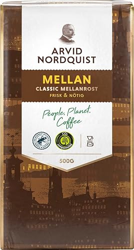 Arvid Norquist Classic Coffee, Mellanrost (Medium Roast), 17.6-Ounce Packages (Pack of 2)