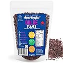 Aqua Veggies Organic Atlantic Dulse Flakes Sea Vegetable, Wild-Harvested, Sun-Dried Superfood Seaweed Snacks| Rich in Iodine, B12, Iron, Calcium