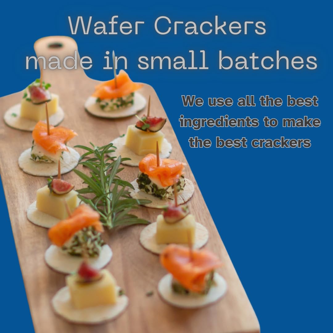 Olina's Bakehouse Wafer Crackers, Gluten Free Natural, 3-Pack