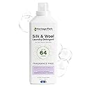 Heritage Park Silk & Wool Fragrance Free, Hypoallergenic, pH-Neutral Laundry Detergent - Dermatologist-tested, Sensitive Skin-Friendly, Enzyme-Free