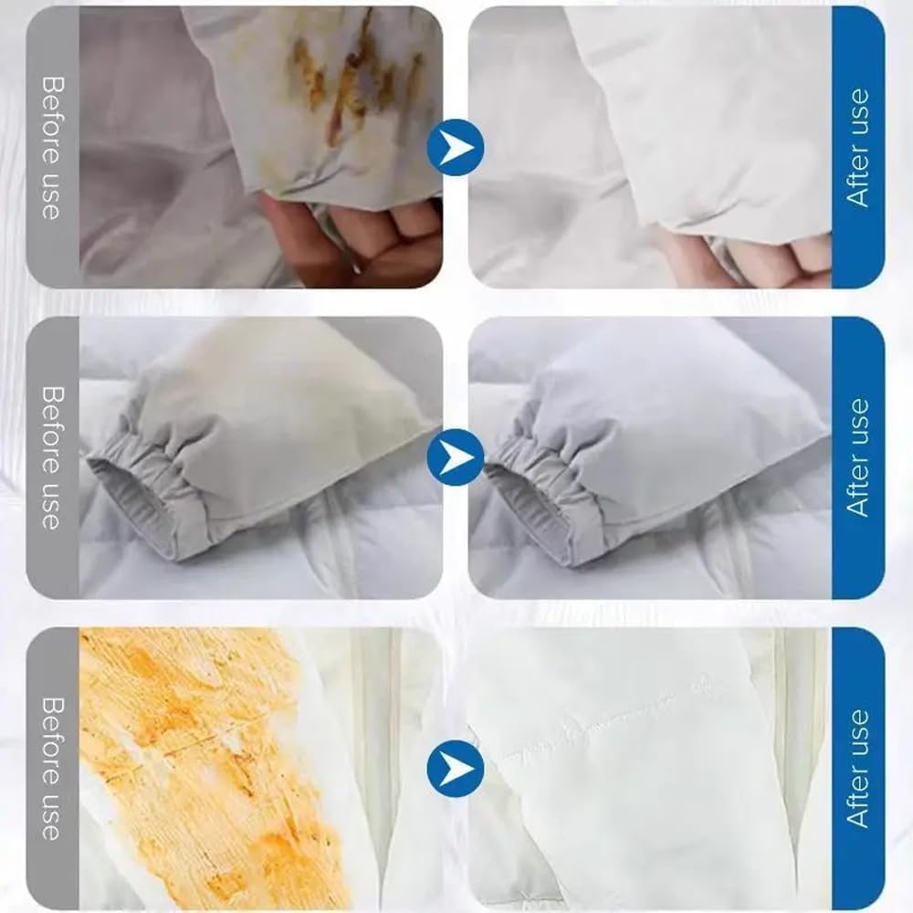 Down Jacket Dry Cleaning Agent with Brush, Active Laundry Stain Remover, Dry Cleaning Of Down Garments Quick Cleaning, One Wipe to Cleaning Wash Free