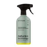 ATTITUDE All-Purpose Cleaner Spray, Natural Origin Ingredients, EWG Verified, Ammonia-Free, Removes Fingerprints, Dust and Dirt, Streak-Less, Geranium