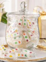 Jube Nougats Chewy Candy | 30 Pieces of Fruity Jelly Nougat Bites | Individually Wrapped Assorted Treats | Soft Colorful Snack Bag