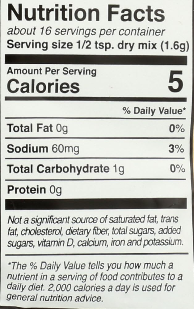 Organic Dip Mix; Guacamole