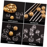 Beatifufu Plastic Candy Wrapper Balls 100pcs Hollow Wrapper Balls for Decorative Cups