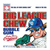 Big League Chew Original Bubble Gum 2.12 oz - Total Qty: 12