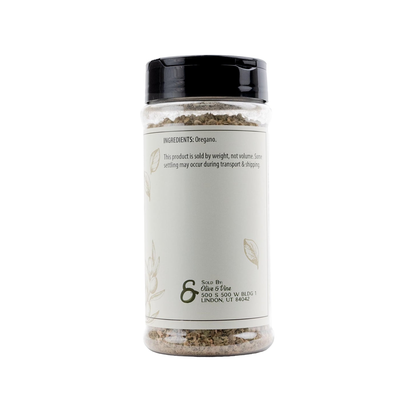 Olive & Vine Oregano Flakes, Earthy & Aromatic, Seasoning for Pizza, Pasta, Salads, with Rich Tradition, Authentic Taste, For Global Recipes (1.76