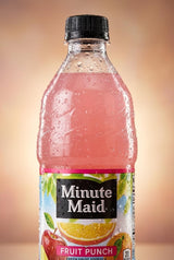 Minute Maid 20oz Variety Pack Bottles - 8 Flavor Assortment (Fruit Punch, Lemonade, Pink Lemonade, Watermelon Punch, Kiwi Strawberry, Blue Raspberry
