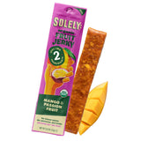 SOLELY - Organic Mango Passion Fruit Jerky - 1 Individually Wrapped Strip - Fruit Leather Made from Dried Fruit - Healthy Snacks for Adults & Kids