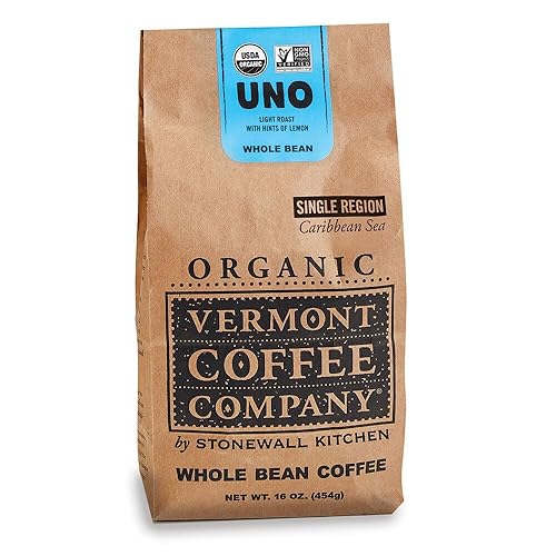 Vermont Coffee Company Uno Caribbean Whole Bean Coffee, 16 oz bag