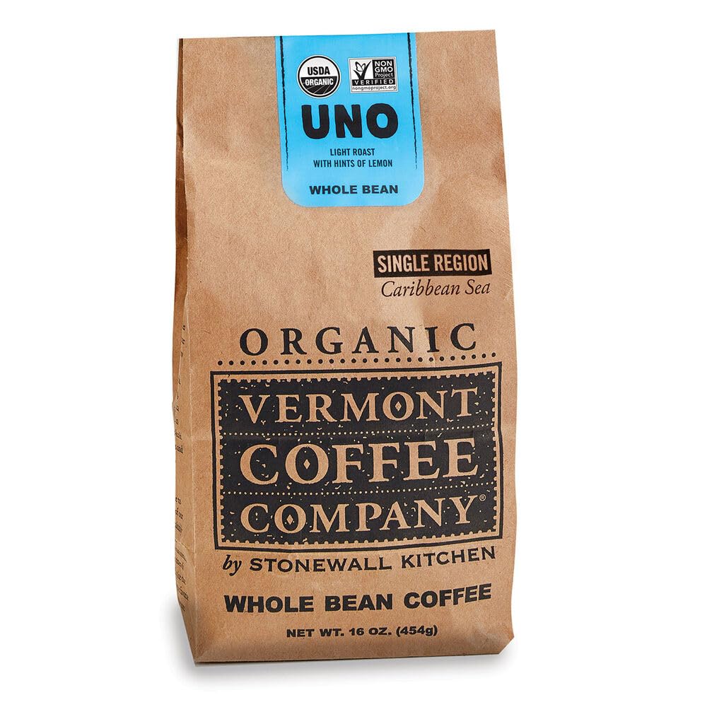 Vermont Coffee Company Uno Caribbean Whole Bean Coffee, 16 oz bag