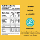 Good Dees Low Carb Baking Mix, Devil's Food Cake Baking Mix, Keto Baking Mix, No Sugar Added, Gluten Free, Grain-Free, Soy-Free, Diabetic, Atkins & WW Friendly (2g Net Carbs, 12 Serving) (Devils-Food)