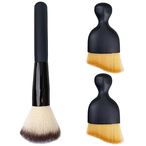 3 Pack Microfiber Duster, Small Dust Brushes, Feather Duster, Soft Fibers, Efficient Dust Removal, Cleaning Tool Perfect for Computers, Keyboards, Car