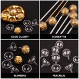 Uonlytech 100pcs Plastic Chocolate Cup Wrappers for Candy Bouquet Decoration Hollow Candy Holder for Valentine's Day and Packaging